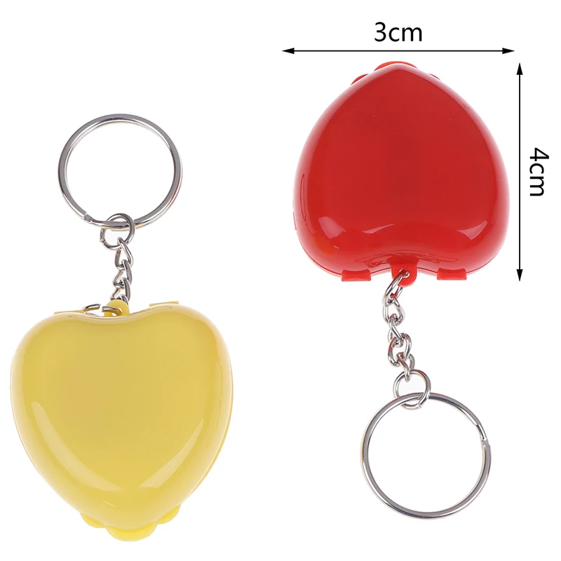 Face Shield for Resuscitator Keychain, Símbolo do Coração, First Aid Rescue Kit, CPR, 1Pc