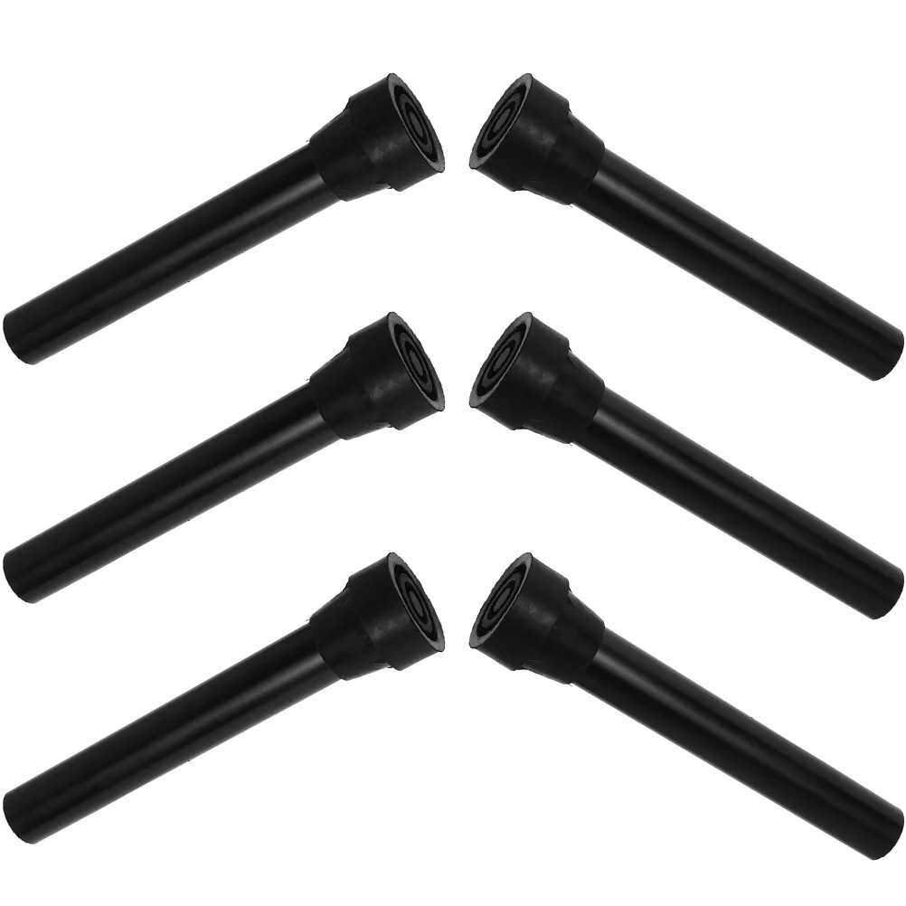 

6Pcs Stable Trampoline Leg Covers Rubber Padding Weather-Resistant Stainless Steel Tubes Trampoline Accessories