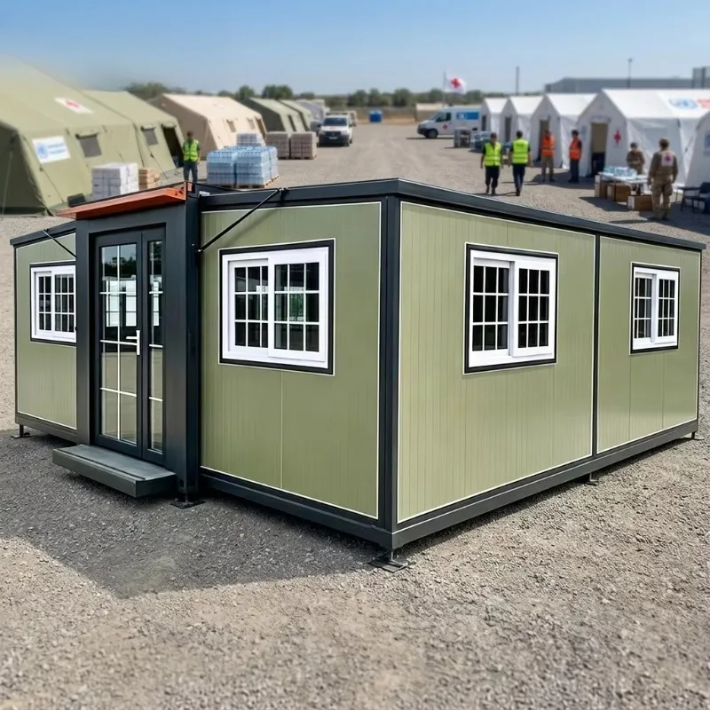 Prefabricated Medical Clinic with Antibacterial Wall for Mobile Field Hospital and Emergency Healthcare Service Center Pods