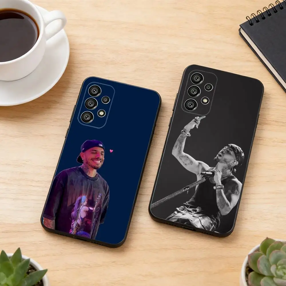 Rauw Alejandro-RA Singer Phone Case For Samsung S25,S24,S21,S22,S23,S30,Ultra,S20,Plus,Fe,Lite,Note,10,Black Cover