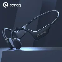 Sanag A5X True Bone Conduction Earphone Open Ear Bluetooth Wireless Sport Headphones Waterproof Earphone 3D Stereo Sound