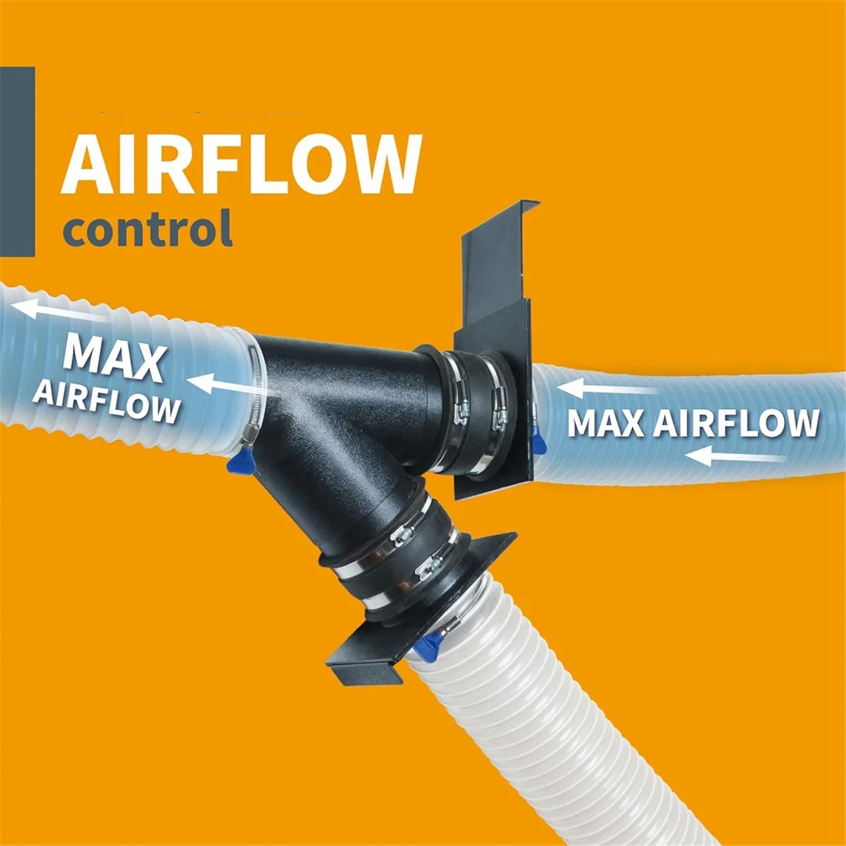 A002 6pcs 70108 4 Inch Dust Collector Blast Gate for Dust Collector, Dust Collection Fittings