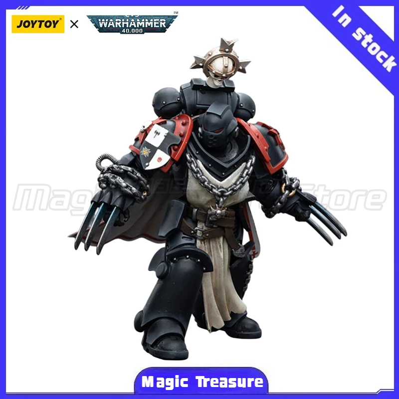 

【MT】JOYTOY 1/18 Action Figure Warhammer 40K Black Templars Primaris Sword Brethren Alberic Model Toy Gifts