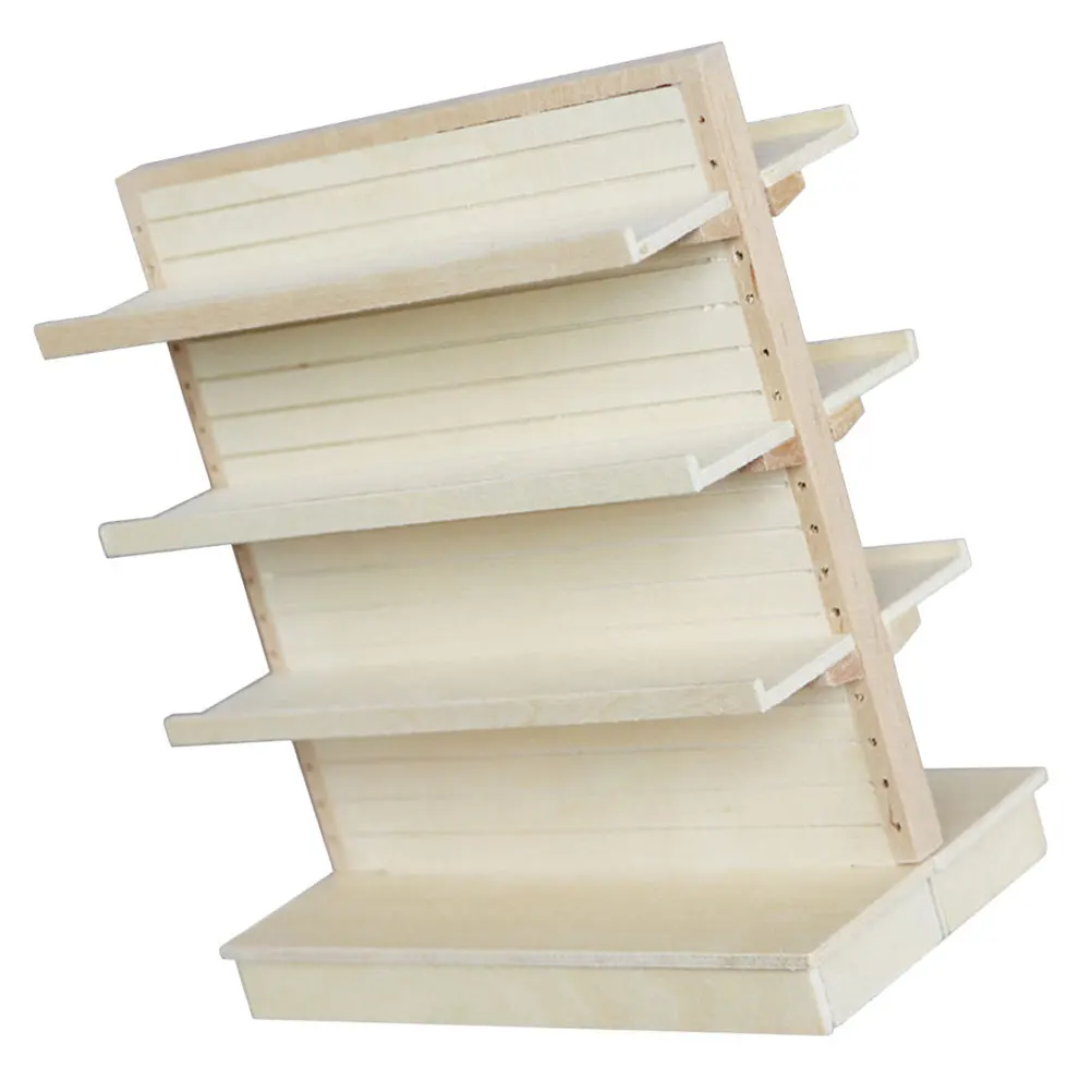 1 قطعة رف خشبي صغير رف ديكور خفيف الوزن للمنزل الصغير لتقوم بها بنفسك رف عرض الحرف مجموعة أثاث صغيرة ديكور #4