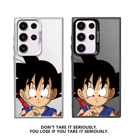 Shell Phone Case for Samsung Galaxy S24 FE S20 FE Note 20 Ultra S22 Ultra S20 S24Ultra S25Plus S23 S21 S25 Kid Goku D-Dragon