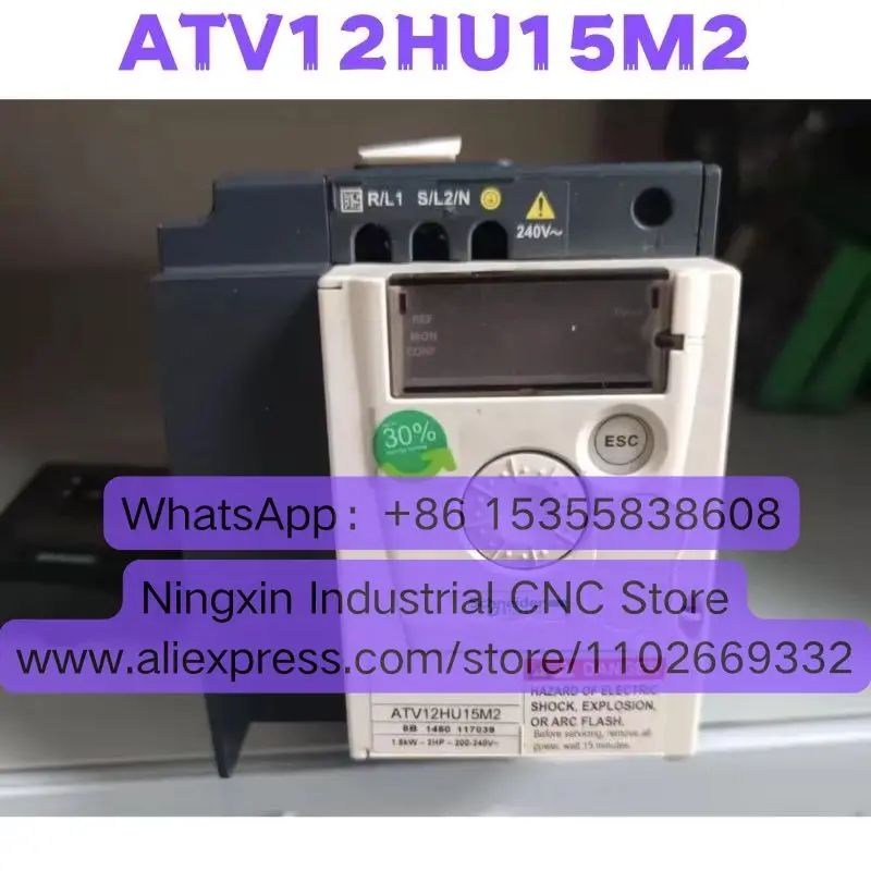 

Second-hand ATV12HU15M2 Frequency Converter Tested OK