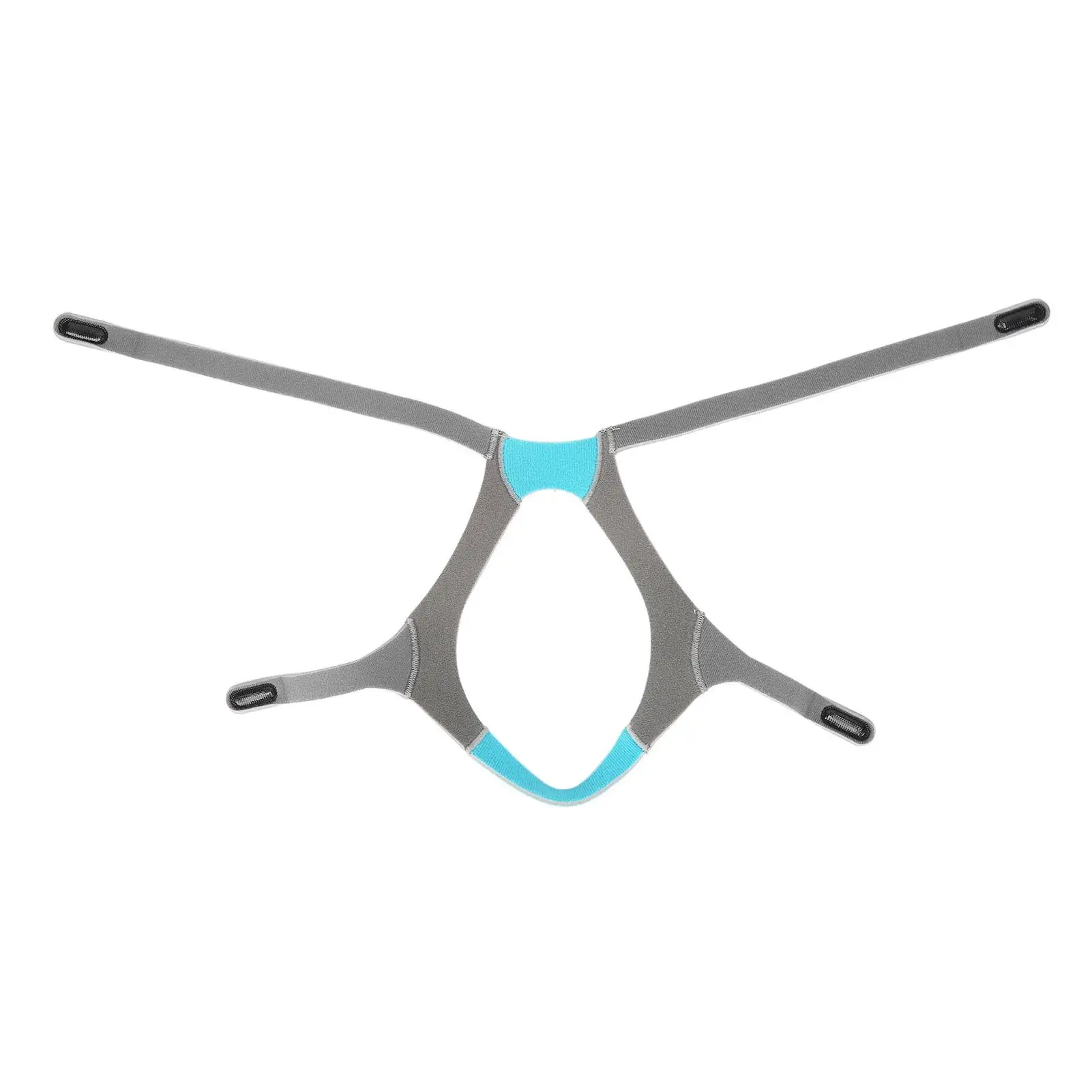 

Soft Nylon Elastic Breathing Machine Headgear Strap Comfortable Replacement for home Use for patient Care Support