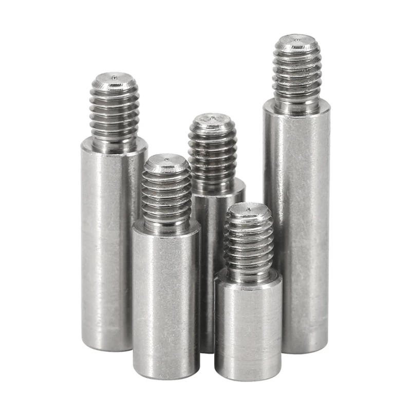 Stainless Steel Male to Female Round Standoff Motherboard Rack Stud Mount Spacer Single Head Column Screws Bolts M2M2.5M3M4M5M6