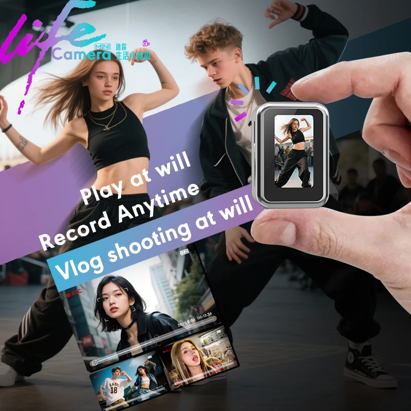 

Ретро миниатюрная портативная камера высокого разрешения размером с палец для фото- и видеосъемки для личного использования