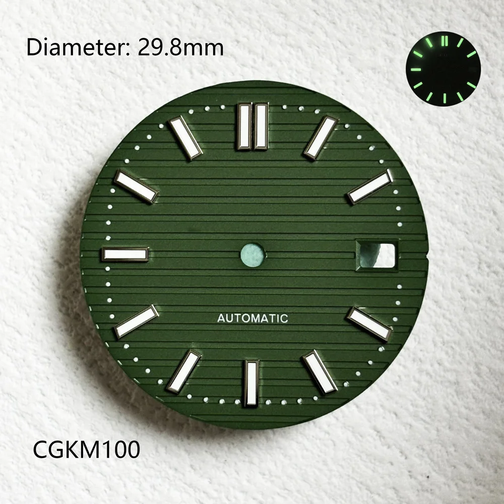 29.8mm Sterile Dial Customized Logo Pattern Customized Dial Logo Watch NH Dial Movement Dial Customized Exquisite Pattern