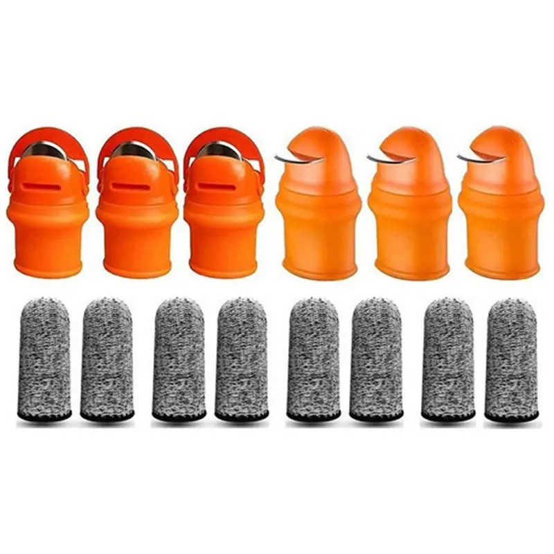 Garden Silicone Thumb Knife, Harvesting Tools For Garden Harvesting Knife With Cut Finger Cots Garden Tool For Trimming