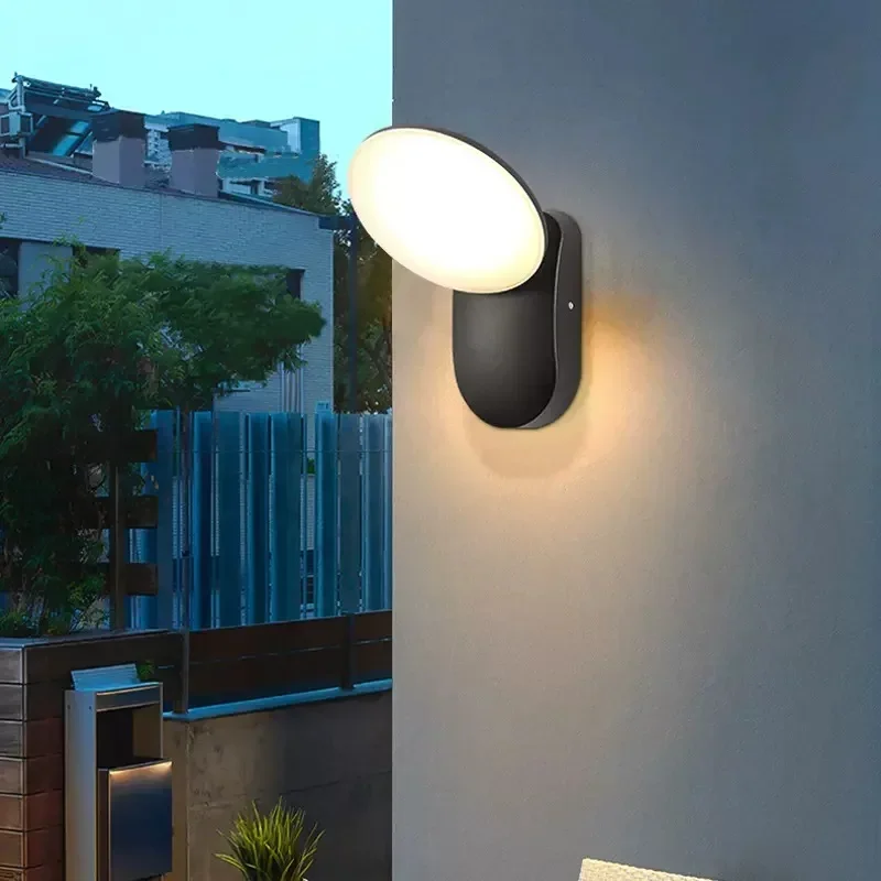 Imagem -03 - Led Simples e Brilhante Lâmpada de Parede Indução do Corpo Humano ao ar Livre à Prova Impermeável Água Exterior Lâmpada Villa Jardim Varanda Terraço Lâmpada