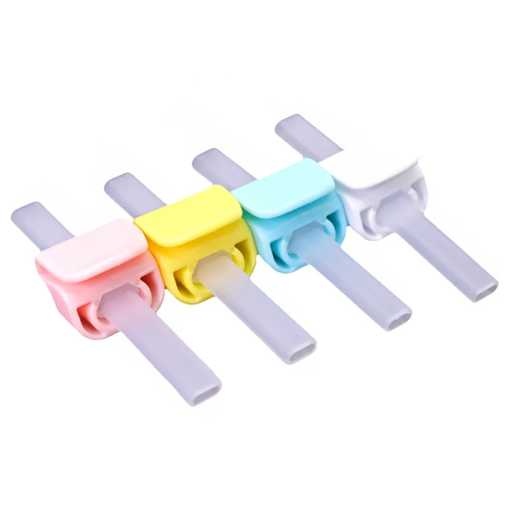 

4 шт., силиконовые соломинки для детской миски с пряжкой, устойчивый к коррозии на присоске, набор соломинок, эргономичный дизайн, аксессуары для кормления