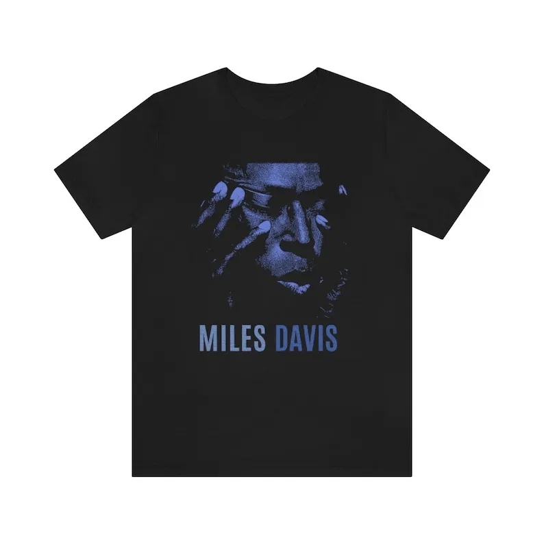 Miles Davis Jazz Musician T Shirt, Jazz Legend Trumpeter Tshirt, Jazz Music Lover Gift