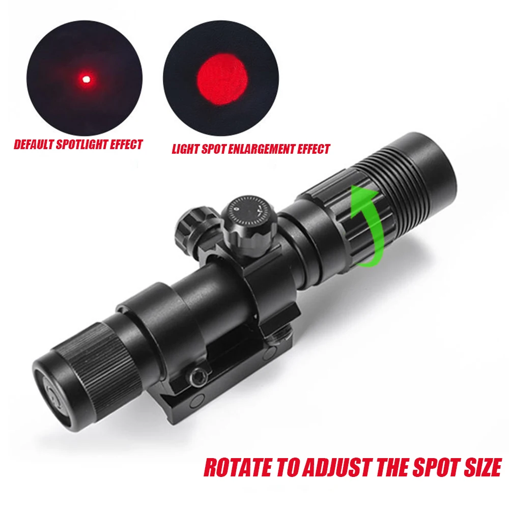 Red/Green Laser Sight Rifle Hunting Accessories  Tool-free Adjustment Green Dot Rifle Scope