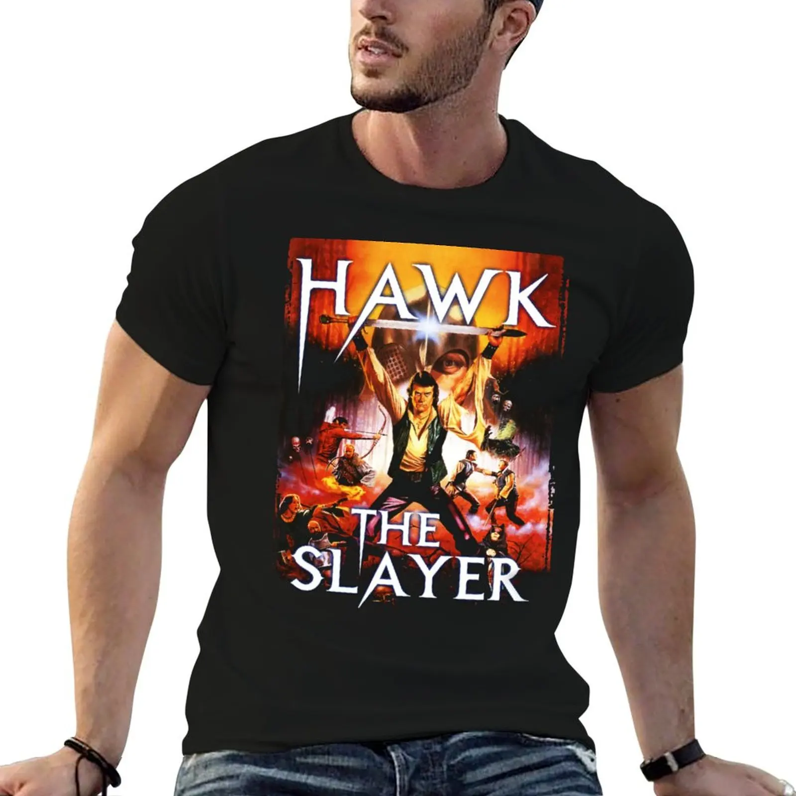 HAWK THE SLAYER T-Shirt oversized essential t shirt cute tops tees mens clothing