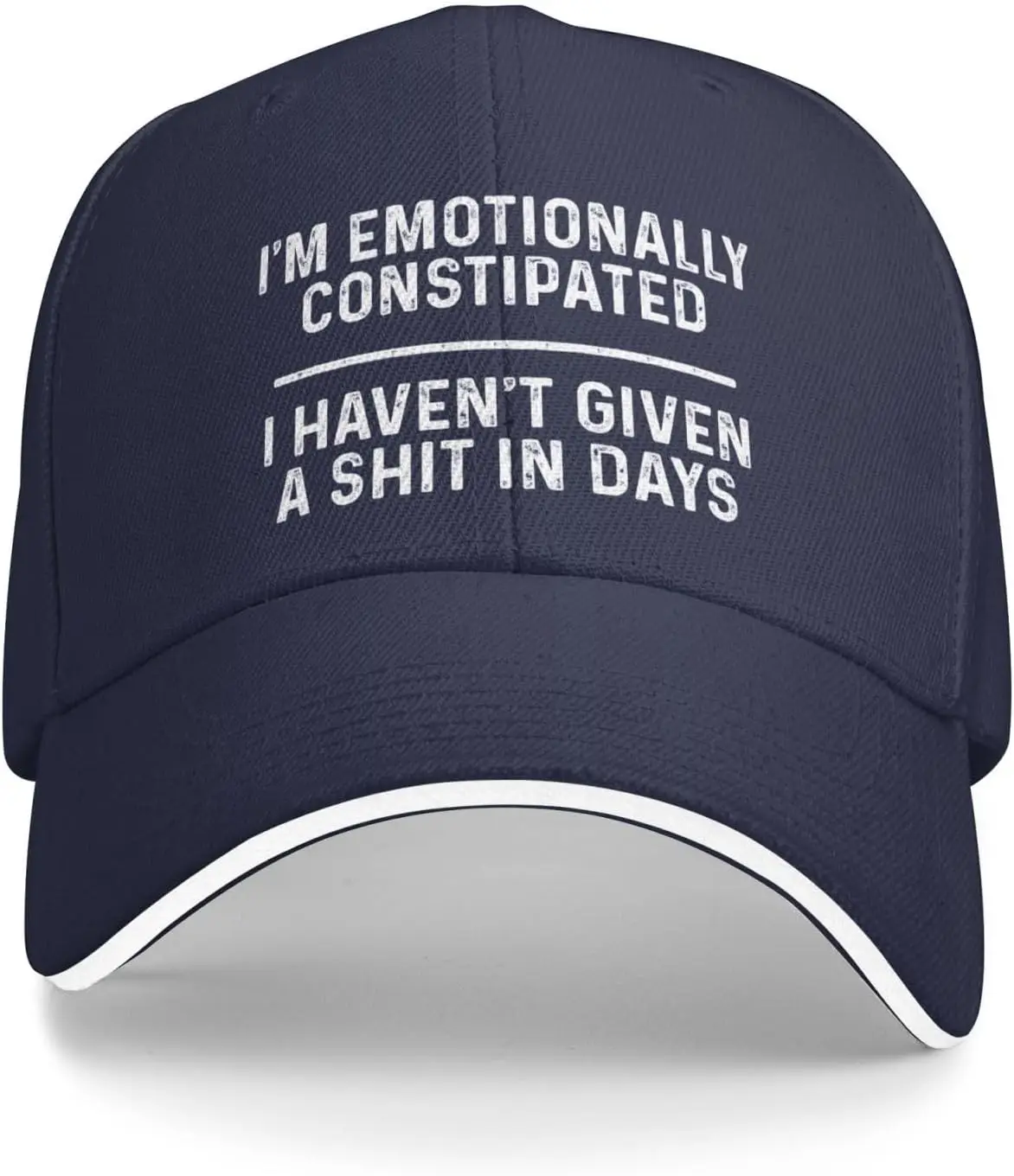 I'm Emotionally Constipated I Haven'T Given A Shit in Days Hat Women Baseball Caps Vintage Hats