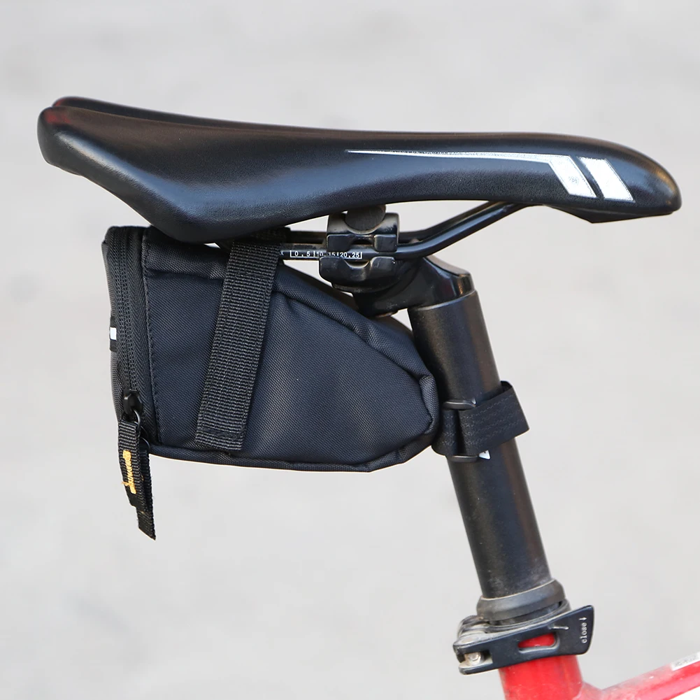 AliExpress NONE Durable Bicycle Bags Classic Delicate 1L Capacity Bicycle Saddle Bag Rainproof MTB Seatpost Rear Tail Storage Pouch