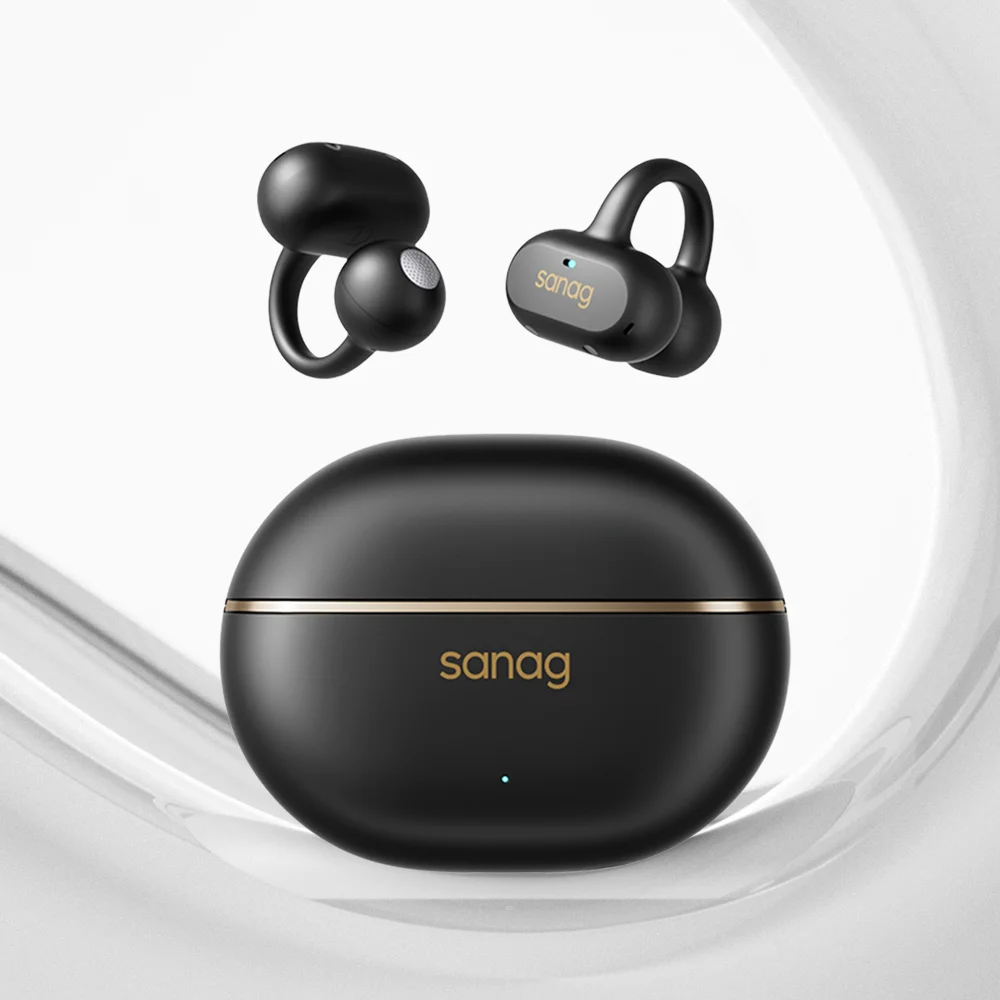 Sanag Z50 Ultra Open Ear Clip on Bluetooth Earphone HiFi Sound OWS
