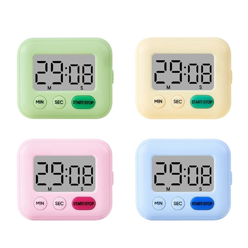 Timer Digital Chronometers For Cooking Eggs Study Classroom Kids Countdown Clock