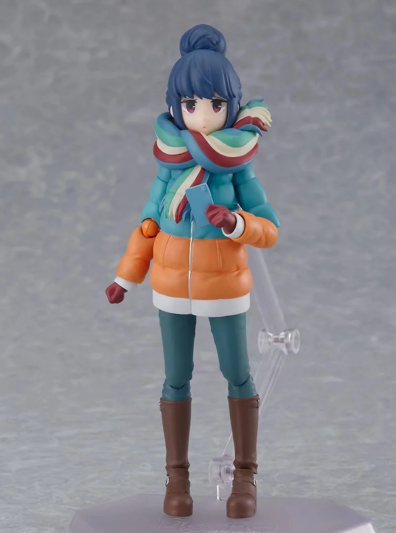 Oryginalna figurka fabryczna Max #551 Yuru campsin Shima Rin Kagamihara Nadeshiko figurka PVC zabawka-model do kolekcjonowania figurki Anime