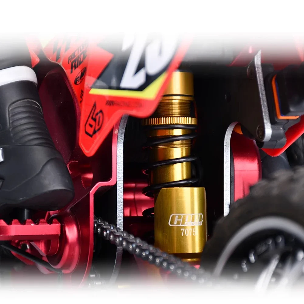 GPM voor LOSI 1/4 PROMOTO-MX PROMOTO-SM FXR MOTORFIETS Upgrade Accessoires Metaallegering Achter Schokdemper LOS263007