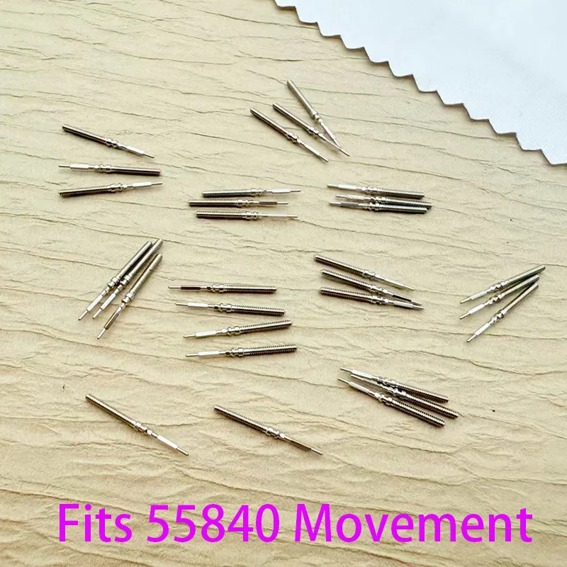 

55840 Stem Movement Watch Steel Stem Crown Kit Watch Parts For 55841 55840 Movement Watches Stem Replace parts Movement Stem