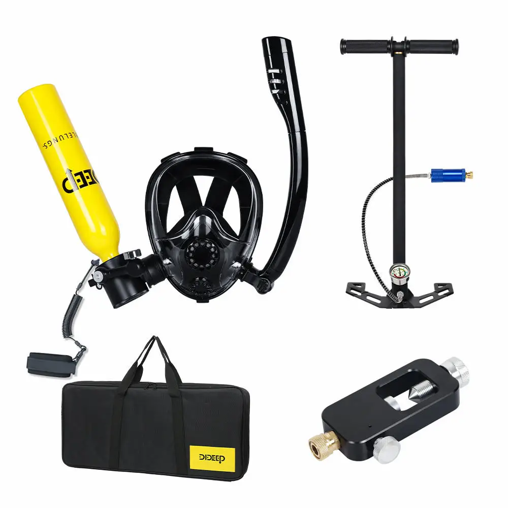 Mini Portable 0.5L Swimming Oxygen Cylinder Compact Scuba Diving Tank For Underwater Breathing Outdoor Adventure Equipment