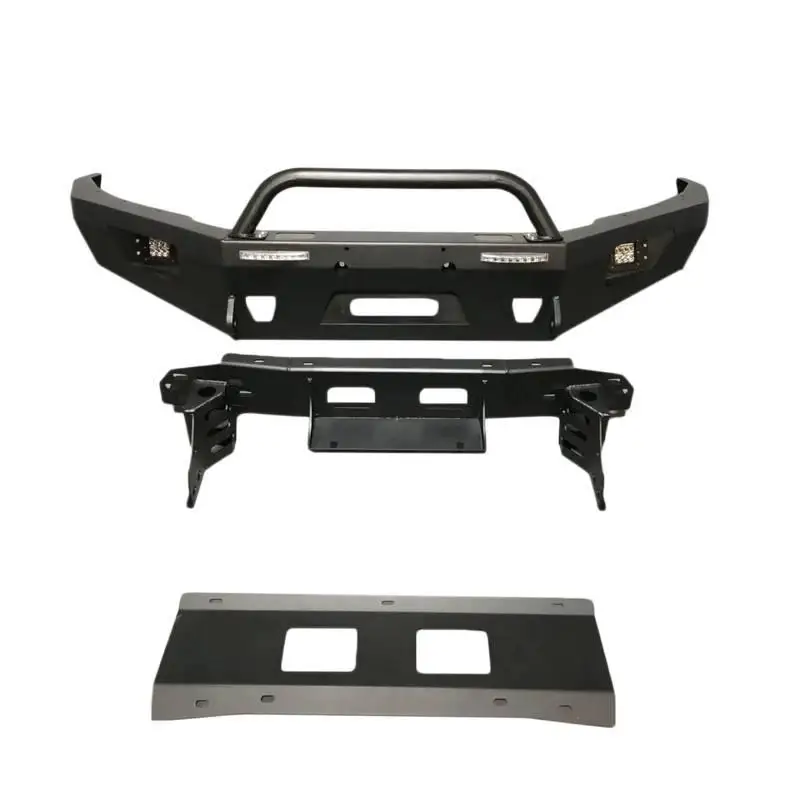

2016+ for s Hilux Revo Exterior Body Kit New Steel Off-Road Front Bumper with Fog Light Cut-Outs