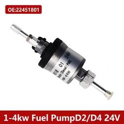 24V 1-4KW 22ml Fuel Dosing Pump  For Eberspacher Airtronic D2 D4 D4S 24V Diesel Heater 22451801|22451803