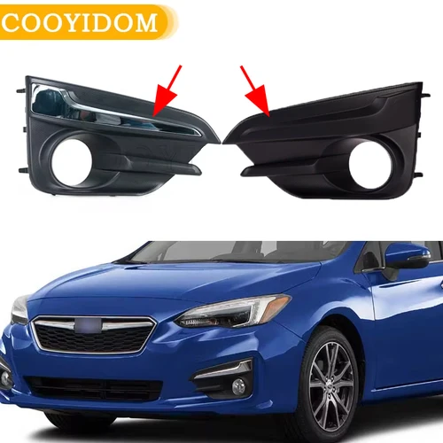 Cubierta de luz antiniebla para Subaru Impreza 2017 2018 2019, embellecedor de faro antiniebla, marco de rejilla de sombra, parrilla 57731FL050 57731FL23A