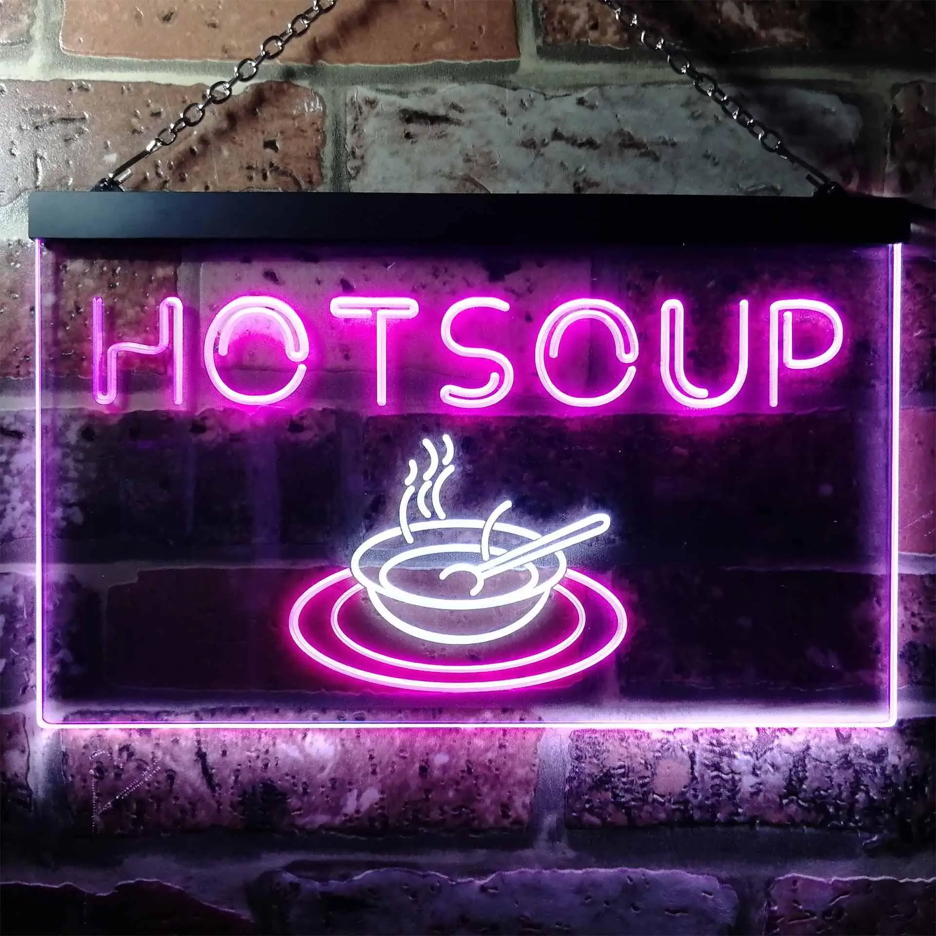 

Hot Soup Dual Color Led Neon Sign st6-i0125