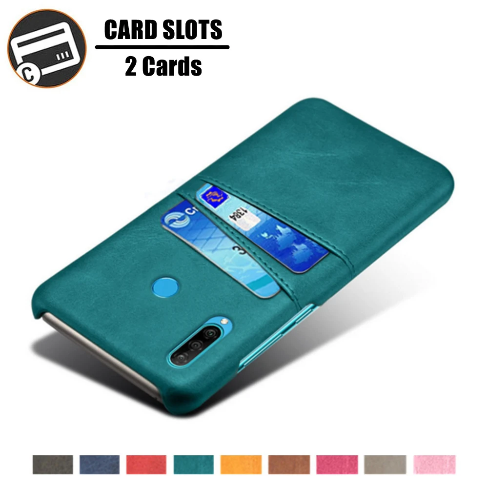 PU Leather Card Slots Wallet Cover for Huawei, P30 Lite, P40, P50, P10, P20 Pro, P Smart Plus, 2019, 2020, 2021, Psmart S, P 50