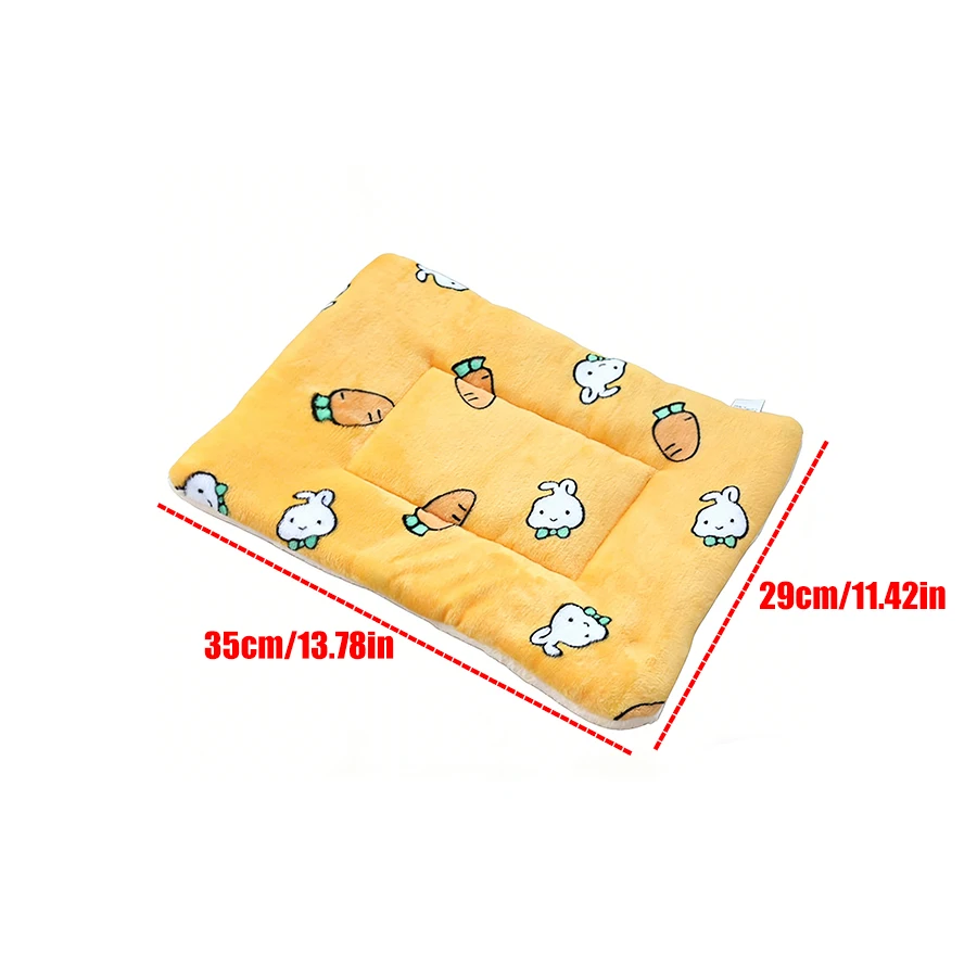 Warm Rabbit Bed Mat Chinchilla House Nest Hamster Accessories Winter Comfortable Small Animal Guinea Pig Cages Squirrel Hedgehog view 6