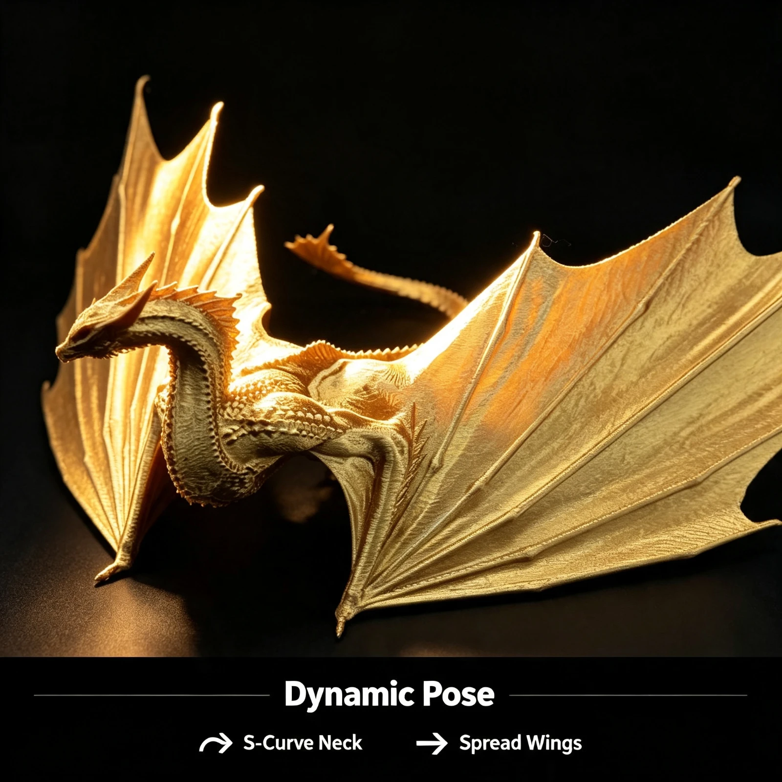 Drachenmodell 3D-Gedruckte Sunfyres Figur, Game of Thrones Sammlerstück, Fantasy-Kreatur Skulptur Ornament Geschenk Deko
