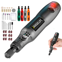 JANGKLIFE USB Cordless Rotary Tool Kit Woodworking Engraving Pen DIY For Jewelry Metal Glass Mini Wireless Drill