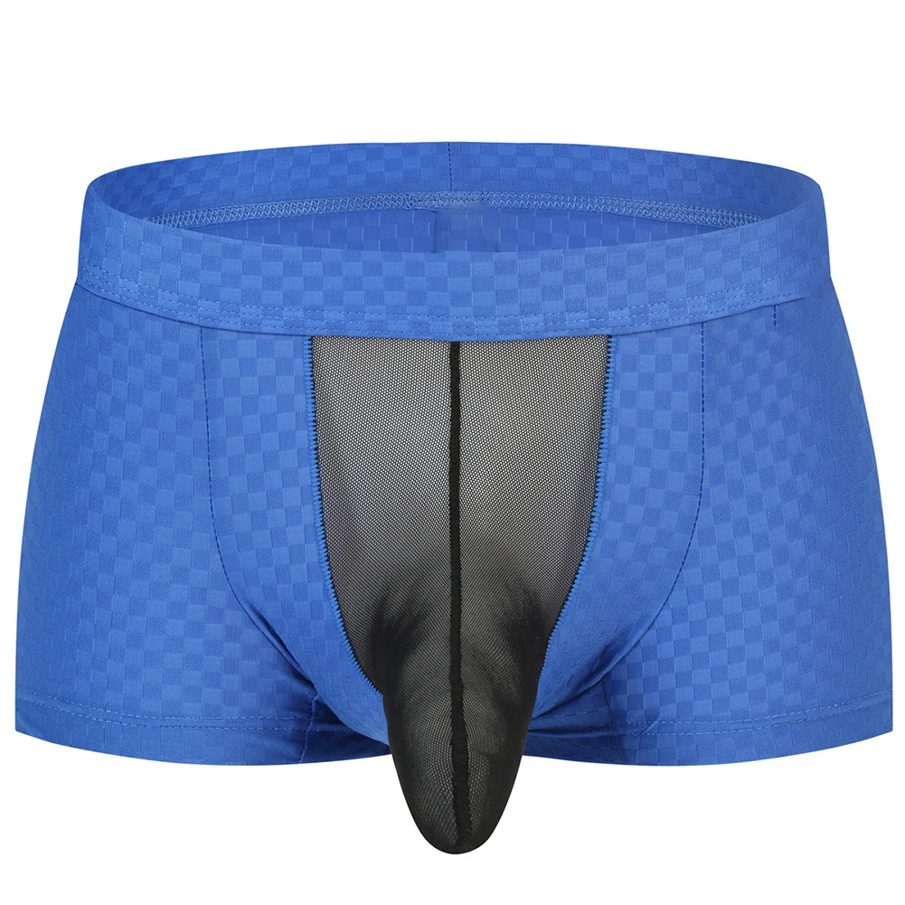 رجل منخفضة الخصر الفيل الأنف شير الملابس الداخلية ملخصات الملابس الداخلية Undershorts مطاطا الذكور سراويل فتل السروال