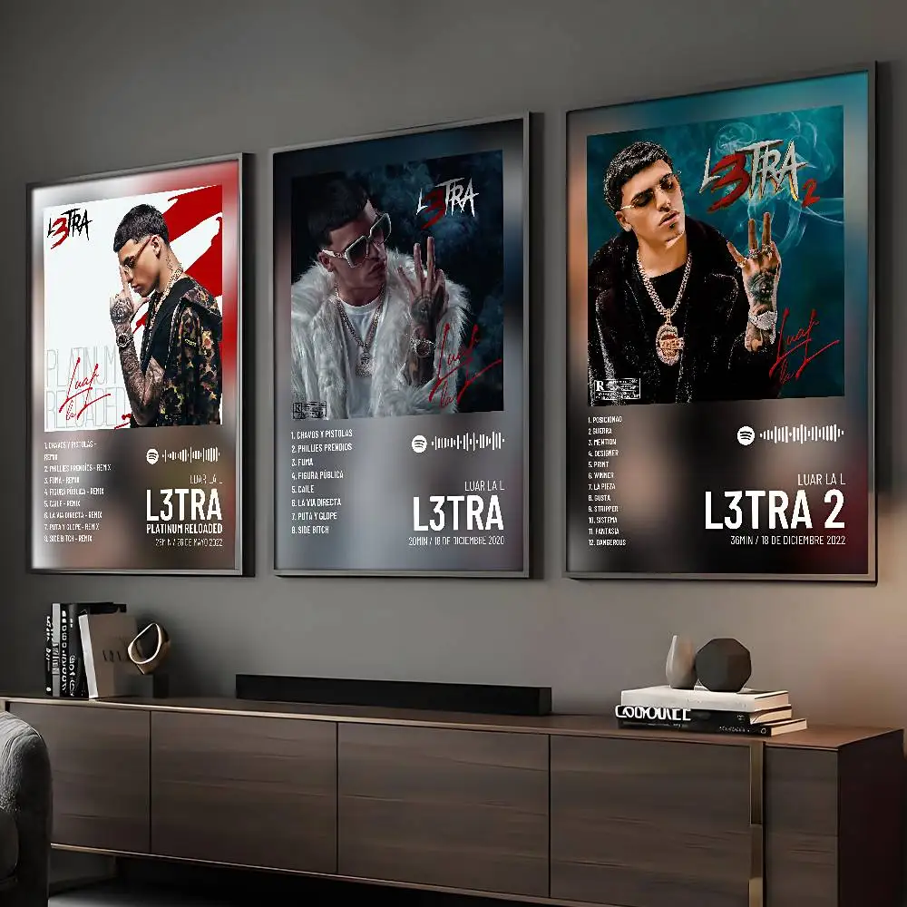 Sänger Nuevo The L Poster, klebriger Wandkunstdruck, wasserdicht, für Zuhause, Wohnzimmer, Schlafzimmer, Bar, ästhetisches Dekor