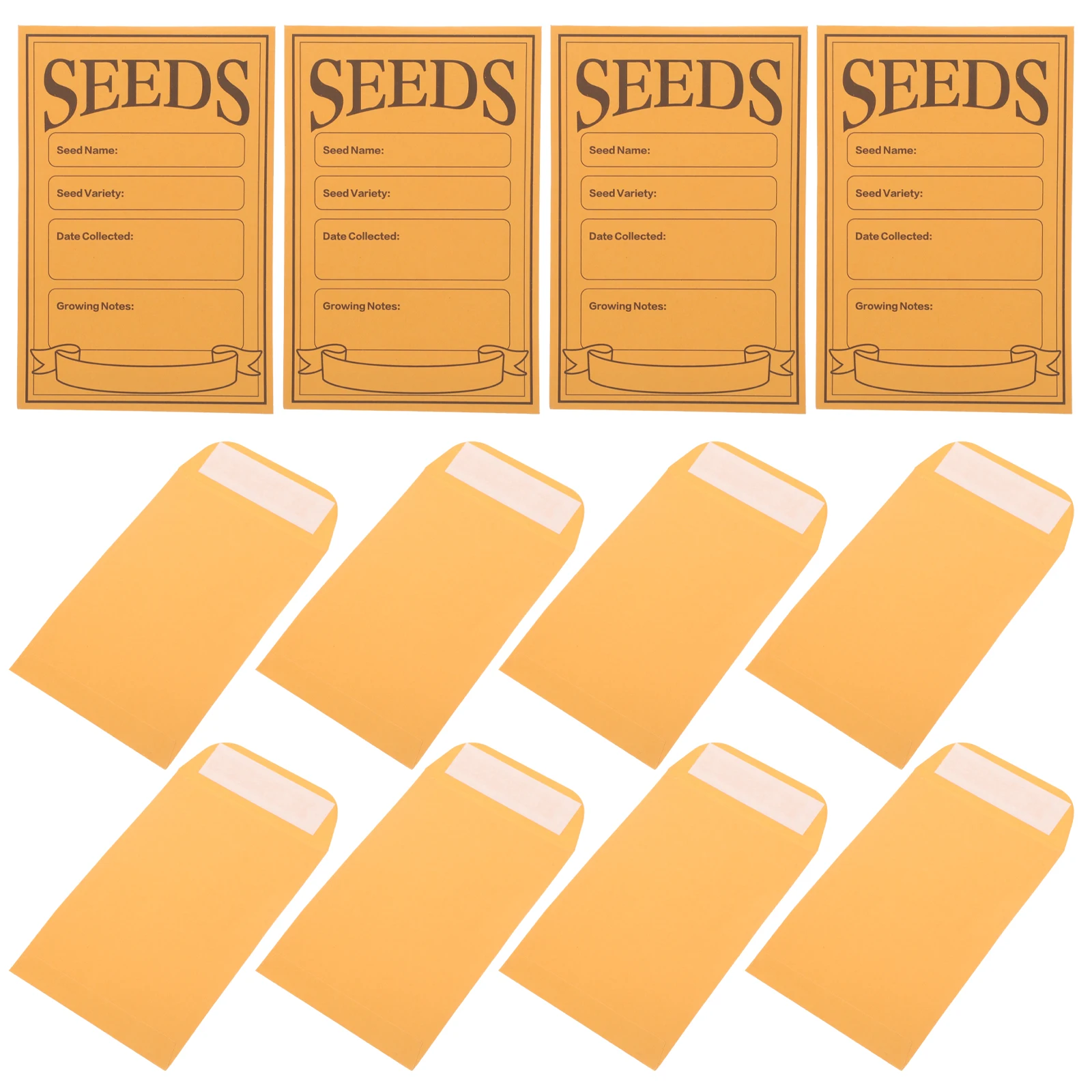 

Seed Bags Small Kraft Envelopes for Flower Plant Vegetable Vegetable Seeds Envelopes Seeds Sturdy Storage Mini Brown Bags