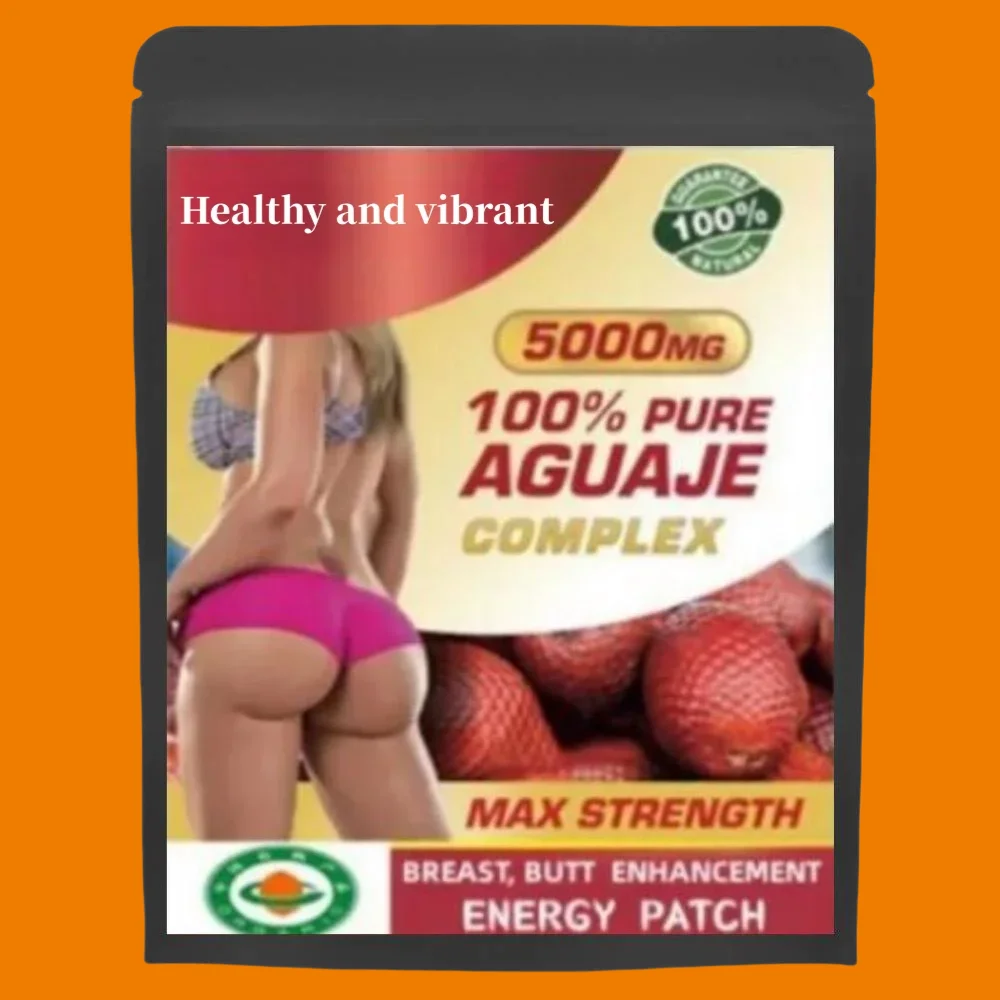 

Bigger Breast & Buttocks And Hips Enlargement Pure Aguaje Complex Energy Patch, Maka,pueraria Mirifica Extract 5000 Mg