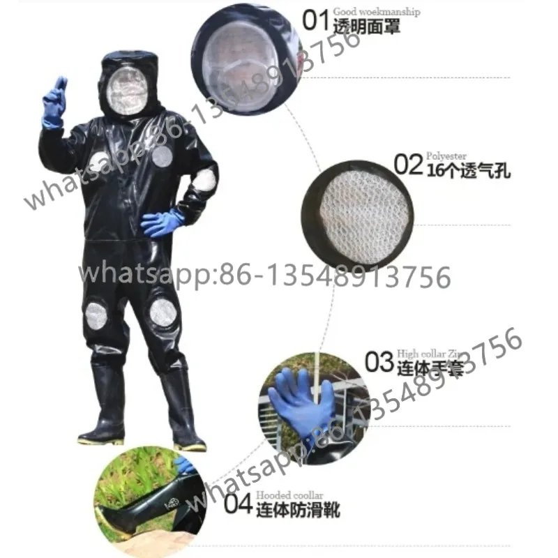 

Thickened and breathable integrated, fanless special protective clothing