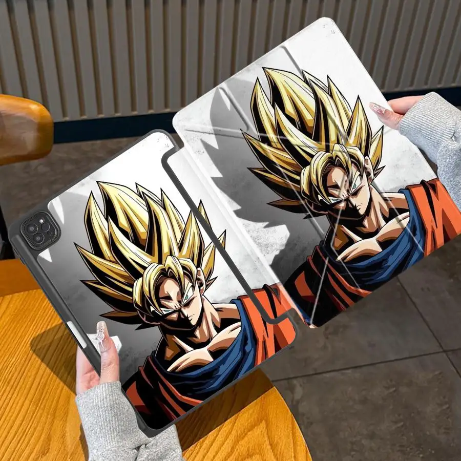 

D-DragonBall Goku Tablet Case For iPad Air 2025 4 5 M3 Mini 7 6 Pro 10th 7th 11th 9th 8th Air M2 1 2 M4 Holder Cover
