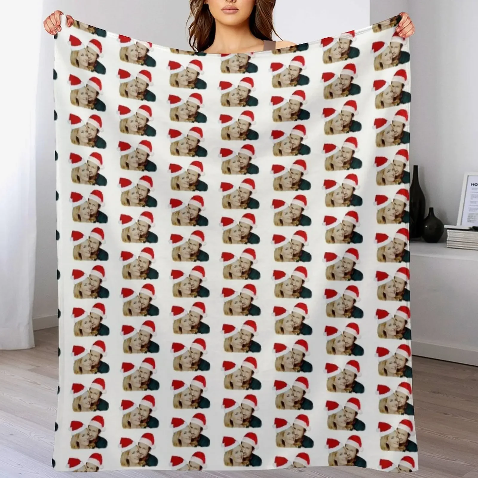 

Gillian and David - Christmas edition Throw Blanket heavy to sleep Bed linens Sofa Decoratives Blankets