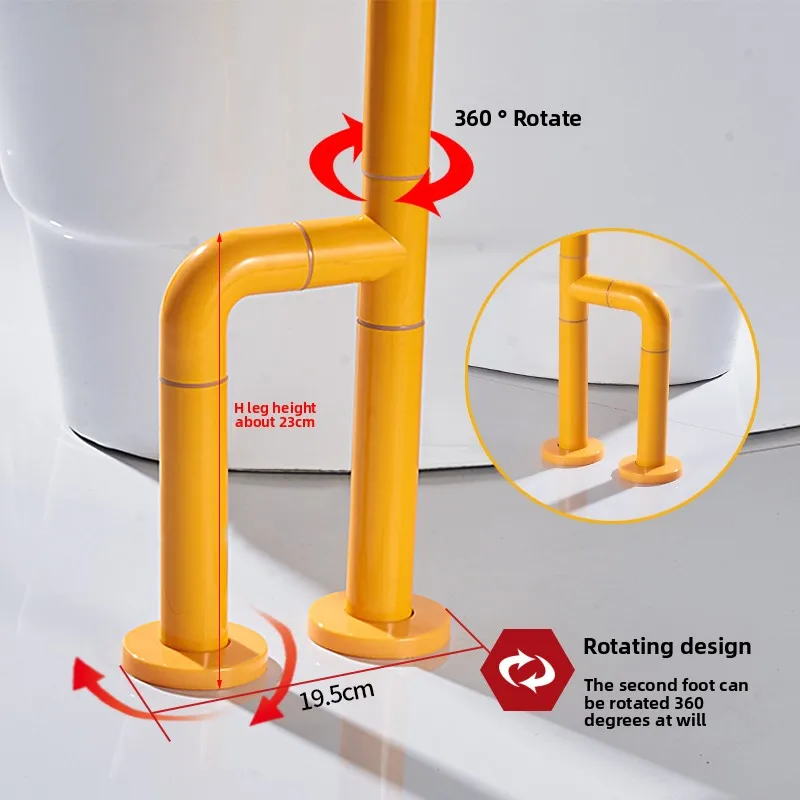 Stainless Steel Corridor Railing,Elderly&Disabled Assist Bar,Glow-in-the-Dark Night Light for Stairs,‌Anti-Slip Safety Handrail