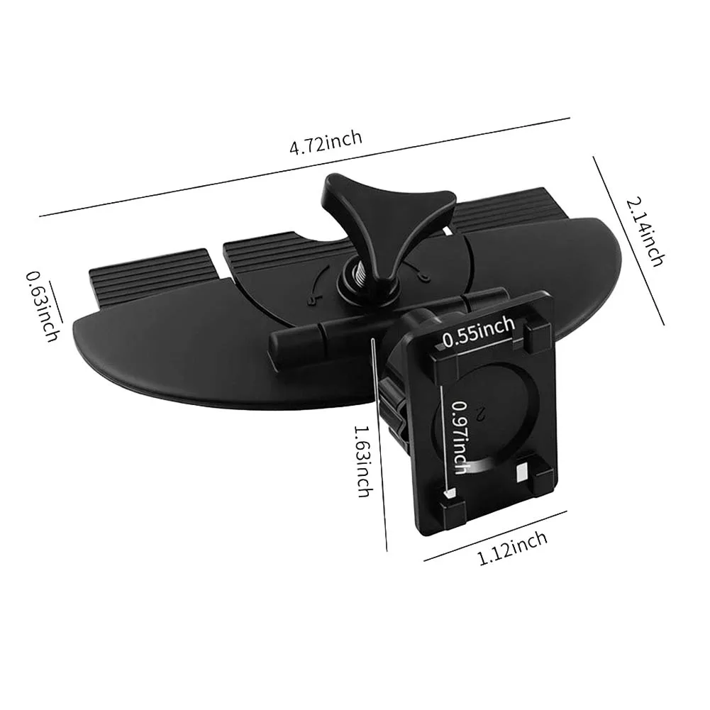 1 Pcs 360° Rotatable CD Slot Mount For Carplay Screen, Adjustable Ball Joint Holder For 7-10.5 Inch Displays