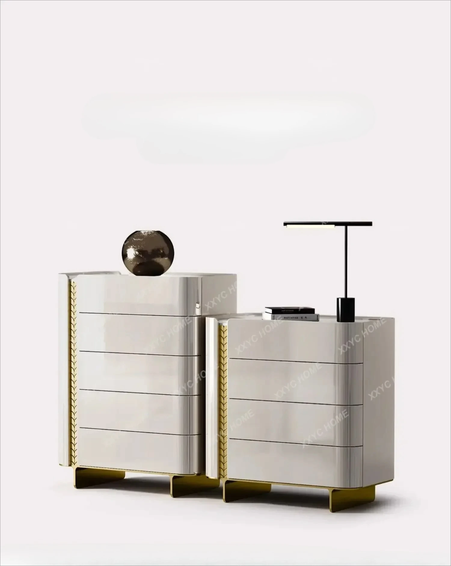 

A chest of drawers Italian minimalist bedroom bedside storage chest of drawers chest of drawers