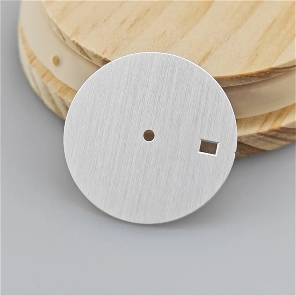 New Simple Solid Color Watch Dial 30.5mm, for NH35A/4R35 Movement, Mechanical No Luminous Watch Faces, Single Calendar NH35 Dial