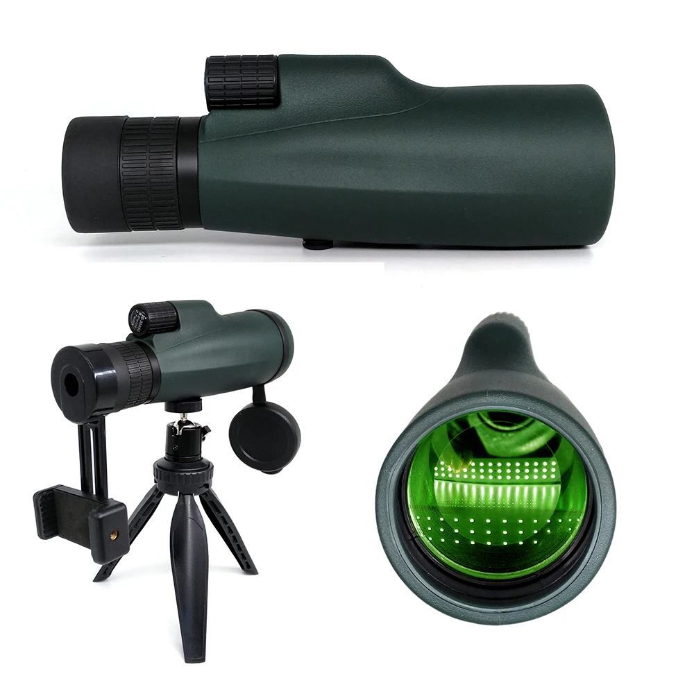 

10-30X50 Zoom Monocular Telescope HD Long Range Portable Day/Night Vision Camping Outdoor