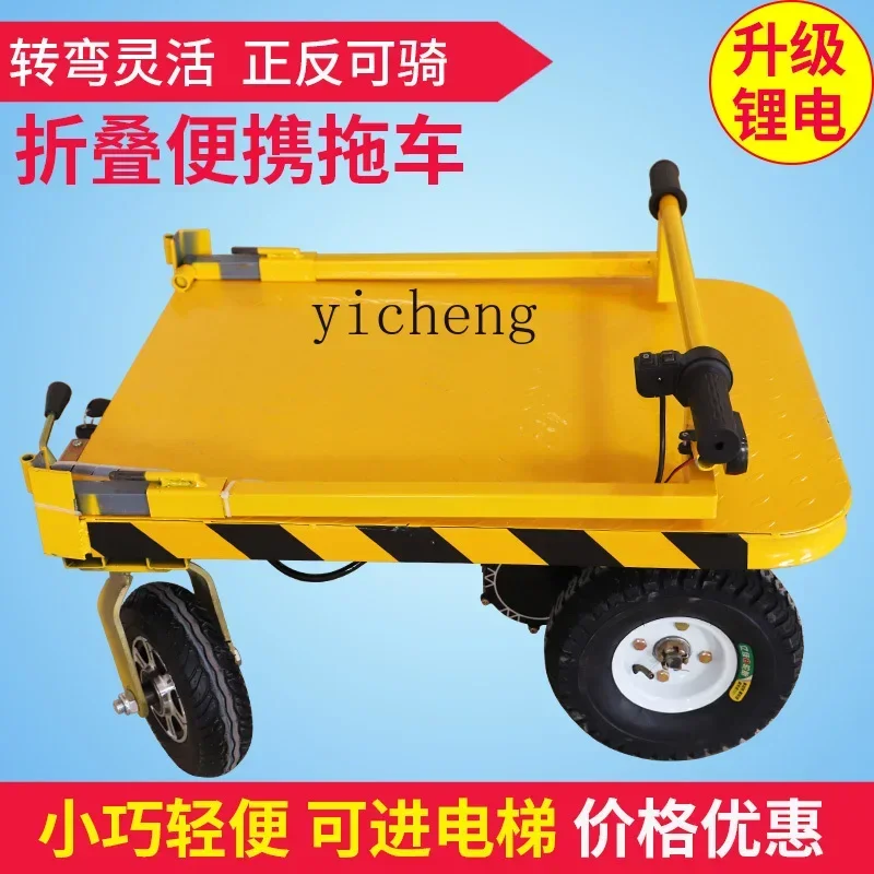 Elektrischer zusammenklappbarer flacher LKW, tragbarer Anhänger, Dekoration, Fliesenzieher