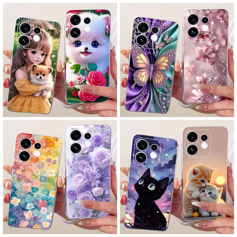 For OPPO Reno16 Pro 5G Case Cover for Oppo Reno 16F 16Pro  Reno 16 FS Fashion Style Phone Cases Soft TPU Silicone Couqe